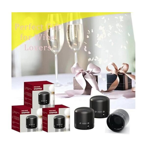 Paquete de 3 tapones para botellas de vino tapón para_6