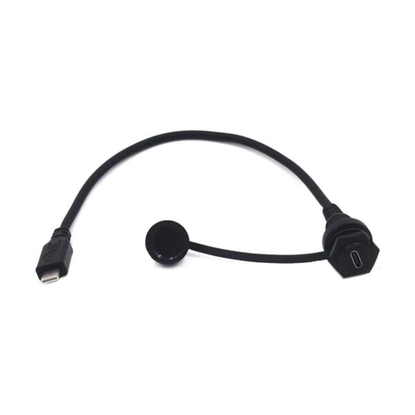Kework USB tipo C 1.0 ft USB C macho a hembra montaje_6