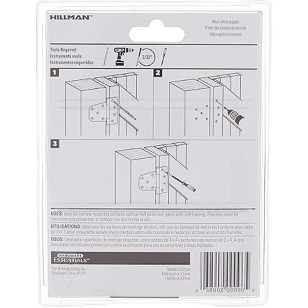 La Hillman Group 853354 3 12 Heavy Duty thinge Acero_3