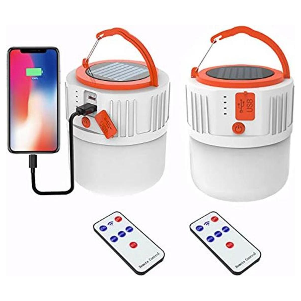 Lámpara solar LED para tienda de campaña luz de acampada