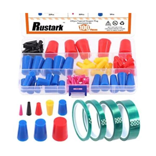 Rustark 100 tapones cónicos de silicona de 116 a 58_1