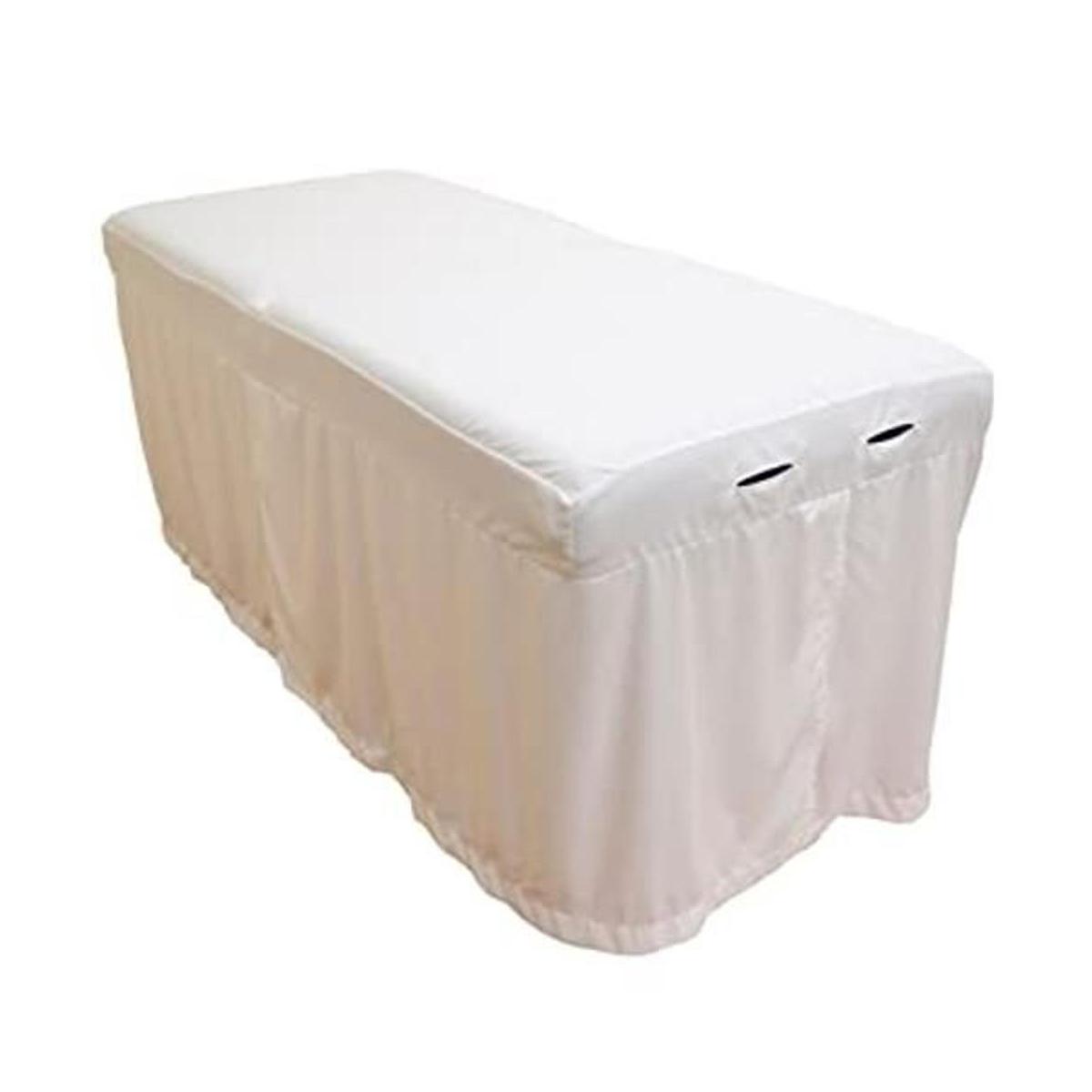 Body Linen Falda de mesa de masaje de microfibra para