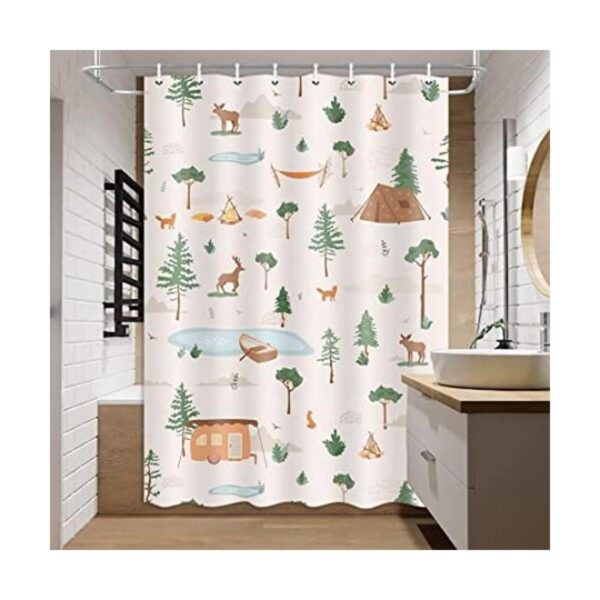 Cortina de ducha para caravana accesorios de baño
