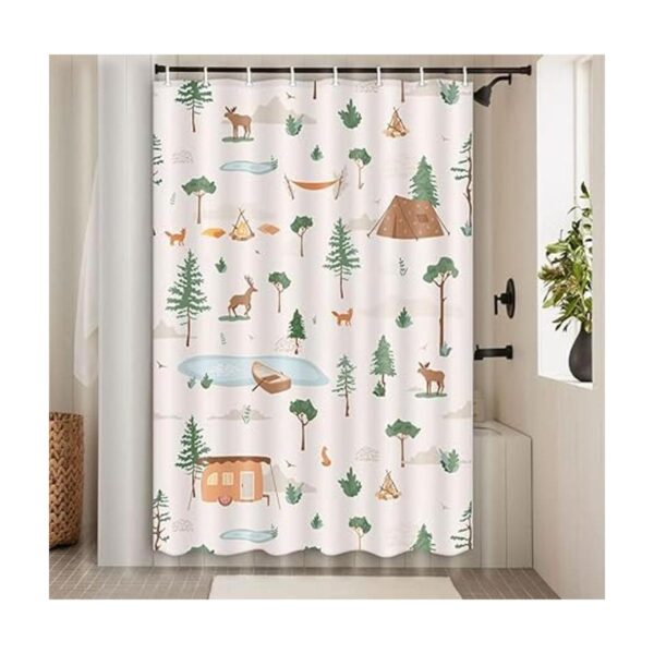 Cortina de ducha para caravana accesorios de baño