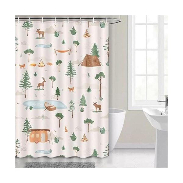 Cortina de ducha para caravana accesorios de baño