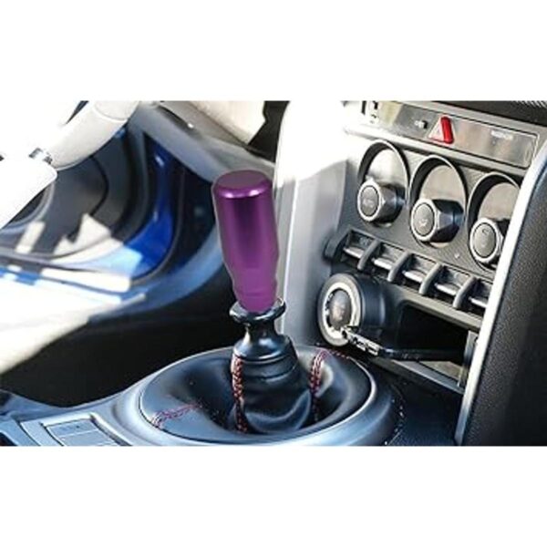 ICBEAMER Pomo de cambio de aluminio morado compatible con_4