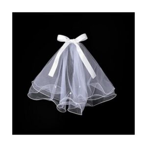 Gigicloud Vestido de velo para perro disfraz de novia_1