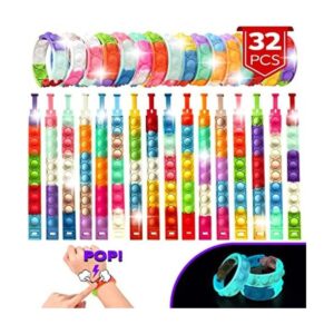 Juego de 32 pulseras para la ansiedad juguetes que_1