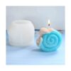 Molde de silicona para velas de retrato forma de niña de_6