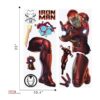 Wall Palz Calcomanía de pared de Iron Man de Marvel_6