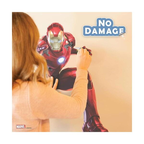 Wall Palz Calcomanía de pared de Iron Man de Marvel_3