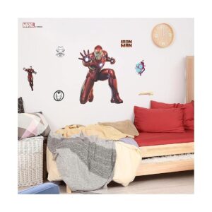 Wall Palz Calcomanía de pared de Iron Man de Marvel_1