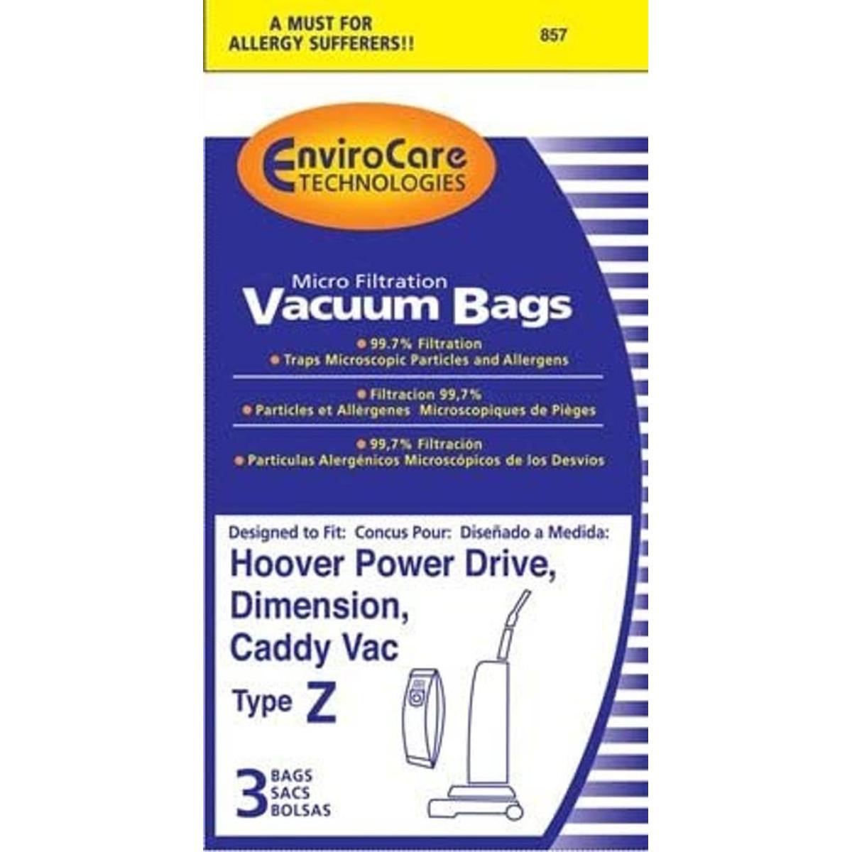 Hoover bolsas de aspiradora Z alergénico