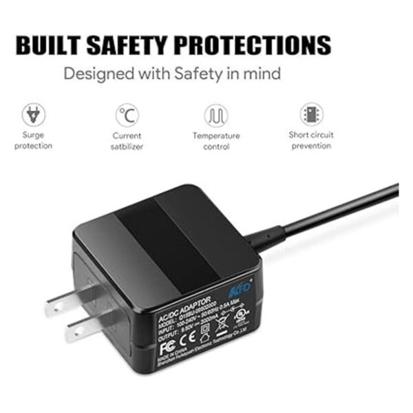 KFD Cargador adaptador de CA para Sony SRSXB40 BLK azul y_5