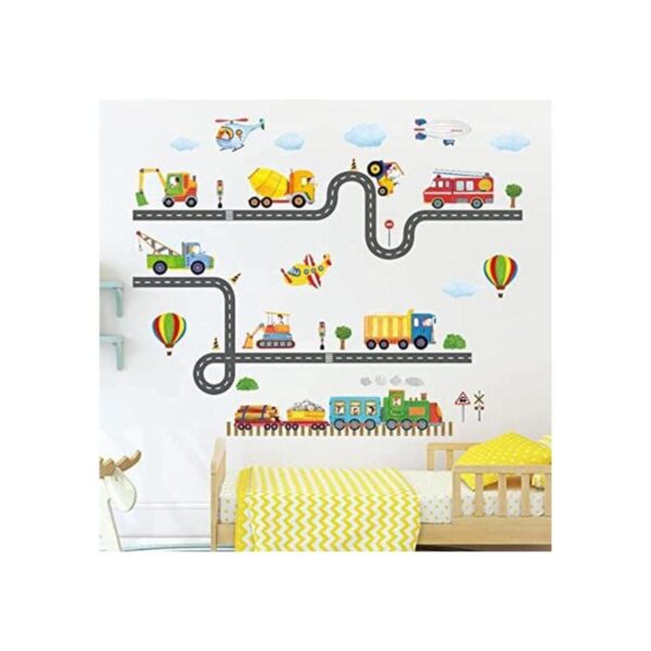 DECOWALL SG2107 Calcomanías de pared de transporte de_1