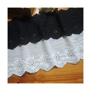 3 yardas de 5 pulgadas de ancho Vintage Floral bordado_1