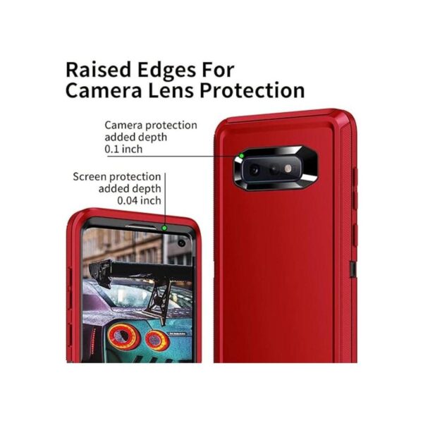 Mieziba Funda para Galaxy S10e a prueba de golpes a_3