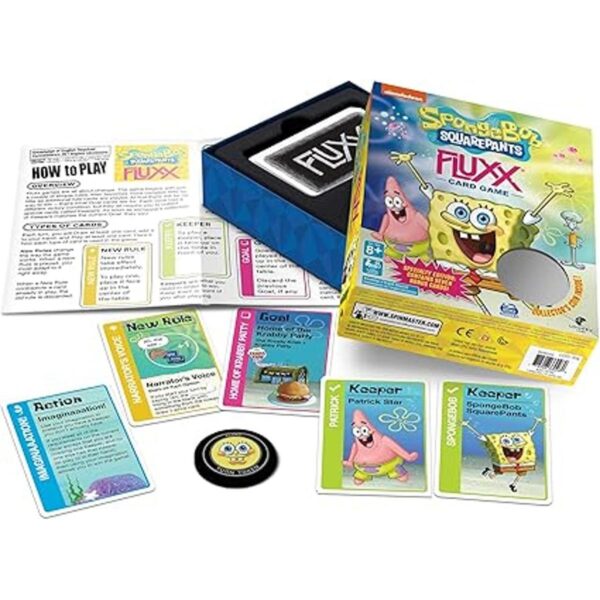 LOONEY LABS Bob Esponja Fluxx Game Juegos de cartas de_4