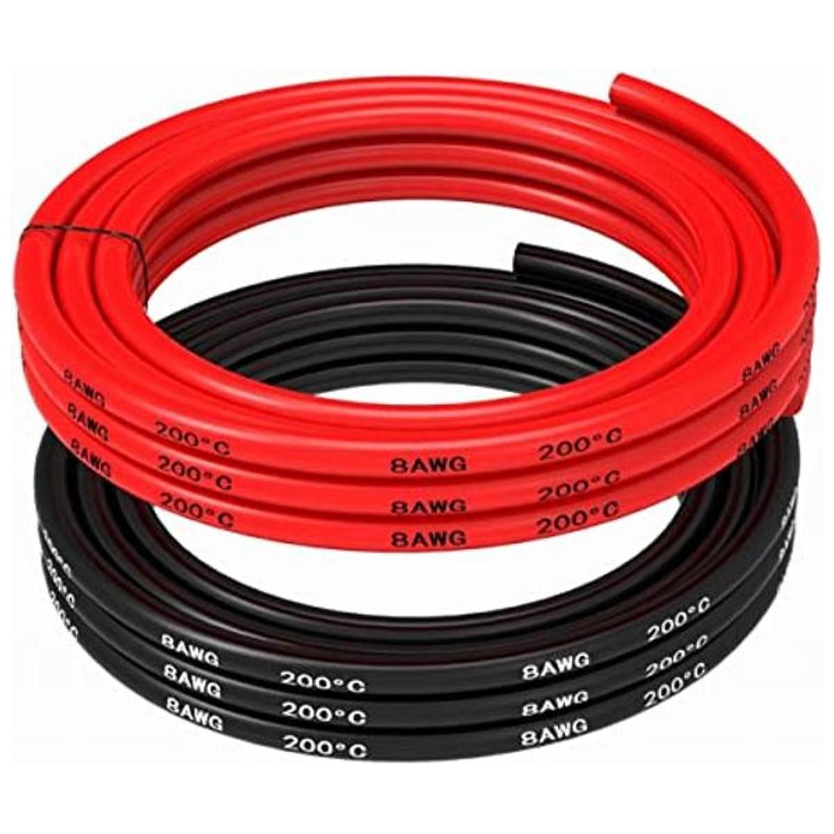 Cable de alimentación de 8awg cable de batería 5 pies