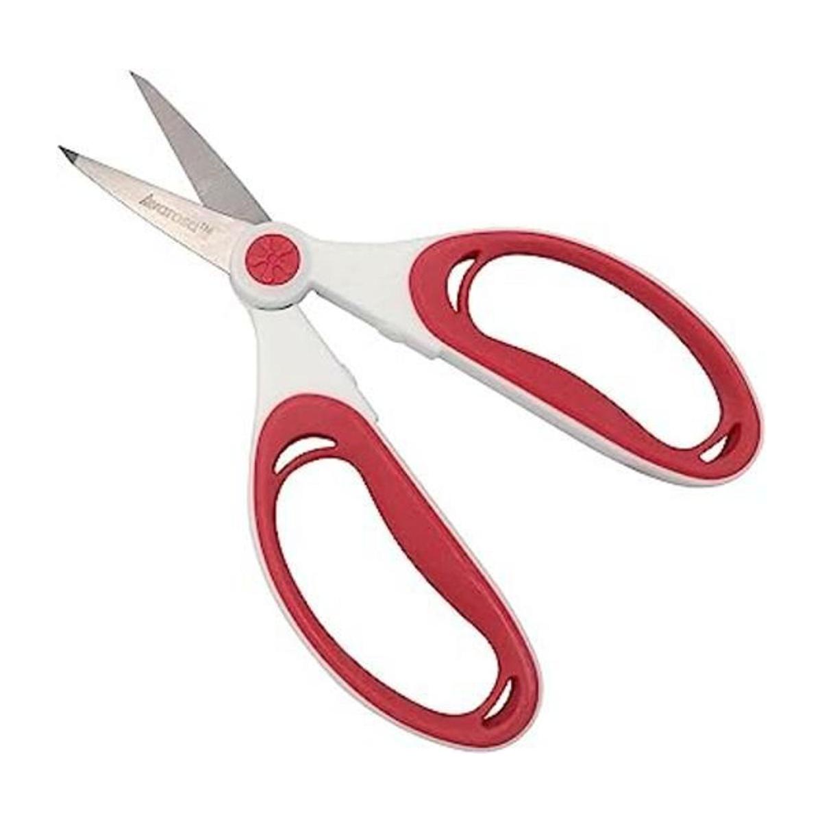 Tijeras de corte de papel con detalles de precisión