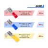 Glarks Kit surtido de 140 piezas de terminales prensadas_2
