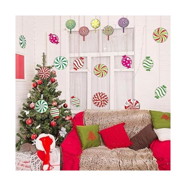 30 piezas de Navidad con recortes de caramelos de menta_4