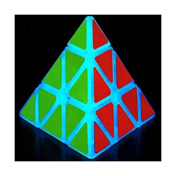 Cubo de pirámide fluorescente azul cubo de velocidad que_1