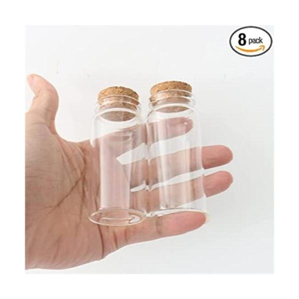 Bottlemaxjar 8 frascos de vidrio pequeños de 2.0 fl oz