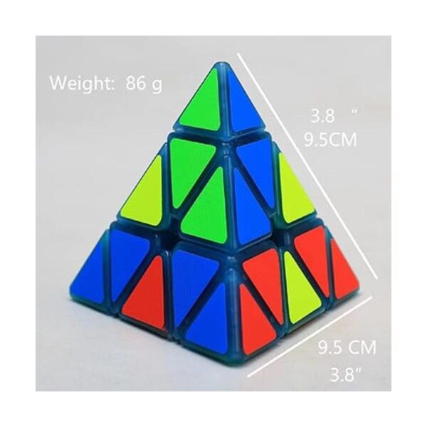 Cubo de pirámide fluorescente azul cubo de velocidad que_2
