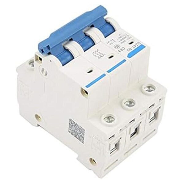 Disyuntor 3 polos RCCB AC 220380V 63A DIN montaje en