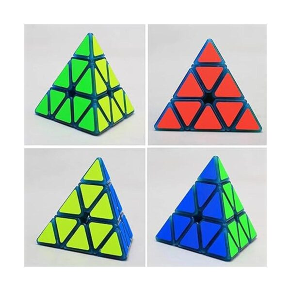 Cubo de pirámide fluorescente azul cubo de velocidad que_3