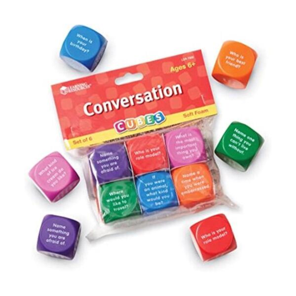 Learning Resources Cubos de conversación 6 piezas cubos_1