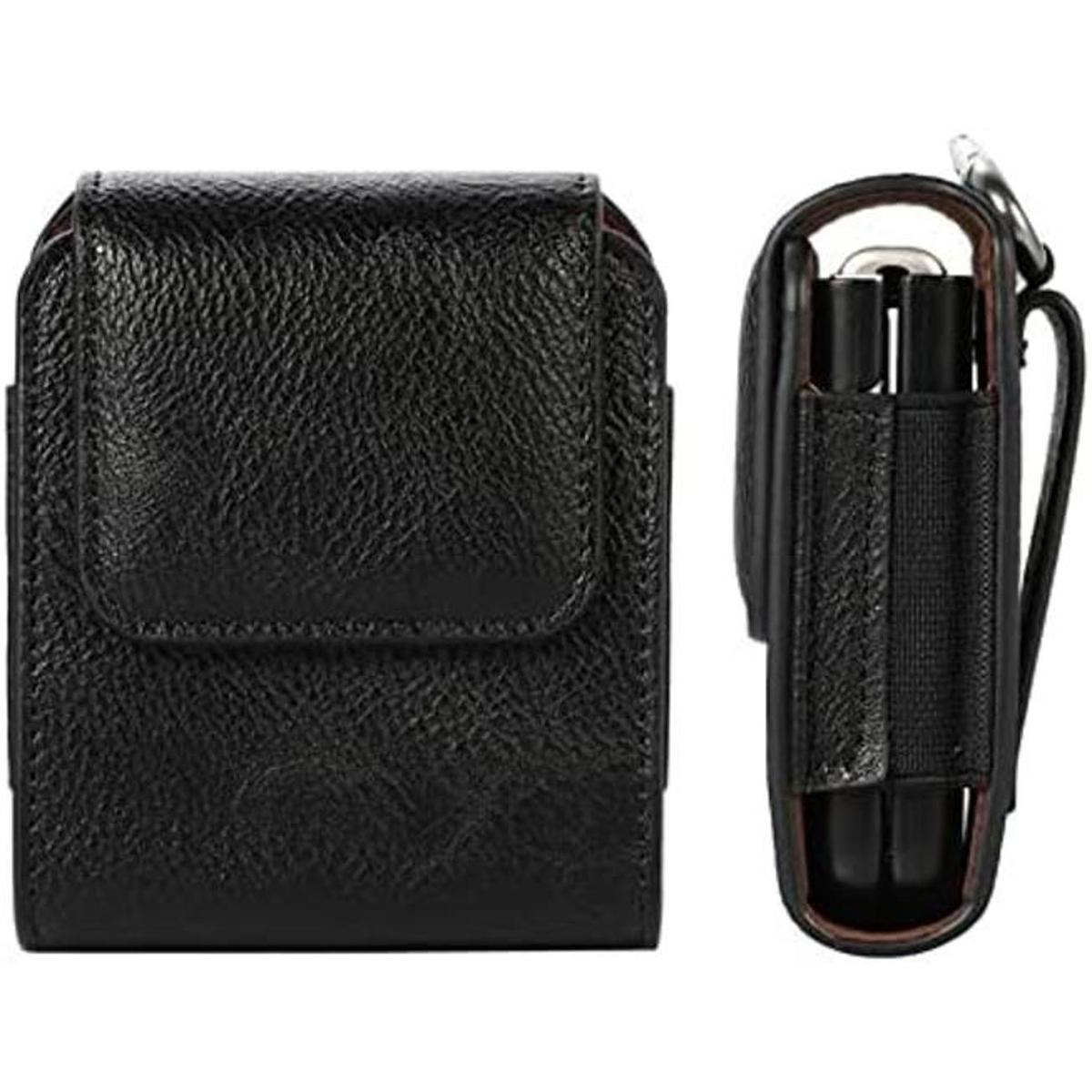 Funda con tapa para teléfono celular con clip de cinturón