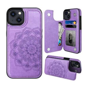 MMHUO Funda protectora para iPhone 14 con soporte para_1