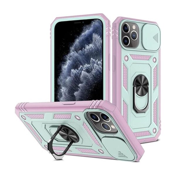 Fetrim Funda para iPhone 11 Pro funda de cámara con_1