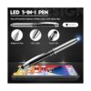 Bolígrafo capacitivo multifunción con linterna LED y_4