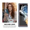 AICase Funda para Galaxy S22 Ultra con protector de_5