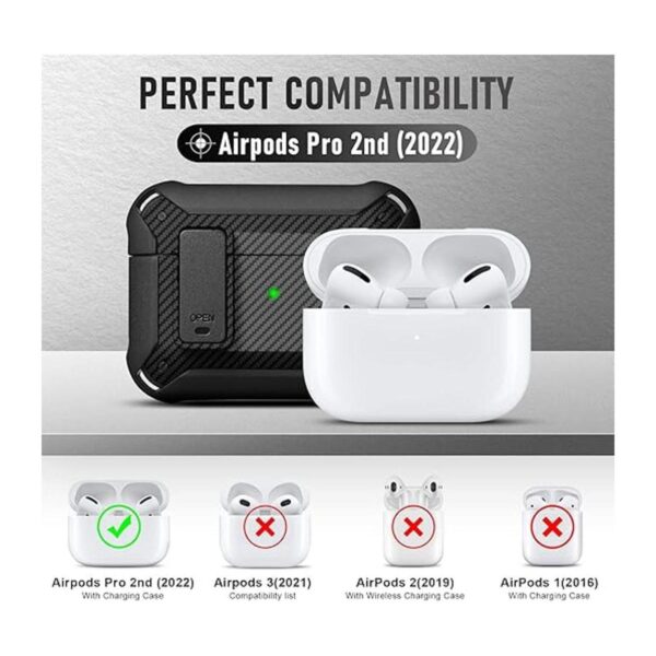 Maxjoy Funda para AirPods Pro de 2 generación clip de_2