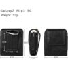 Funda con tapa para teléfono celular con clip de cinturón_5