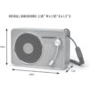 Crosley CR3029AWH Mini tocadiscos portátil Bluetooth_5