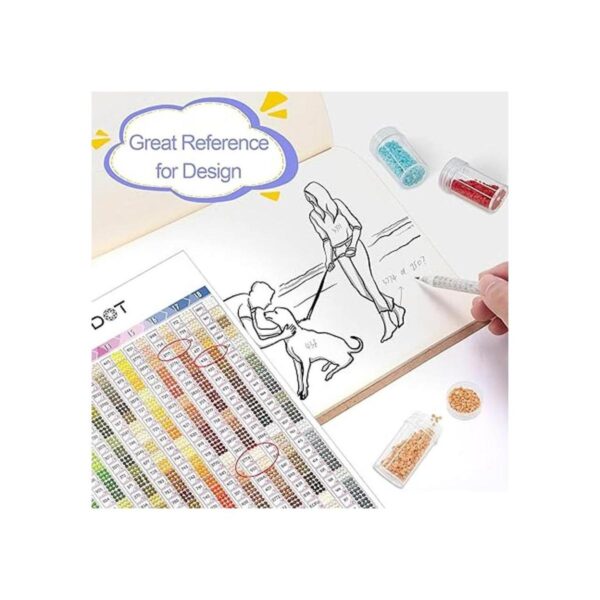 ARTDOT Tarjeta de color para kits de pintura de diamantes