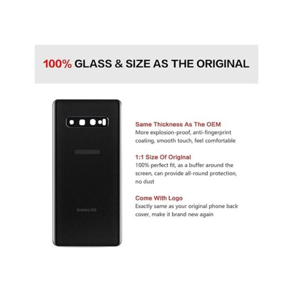 UooFide Compatible con Samsung Galaxy S10 Funda de vidrio_2