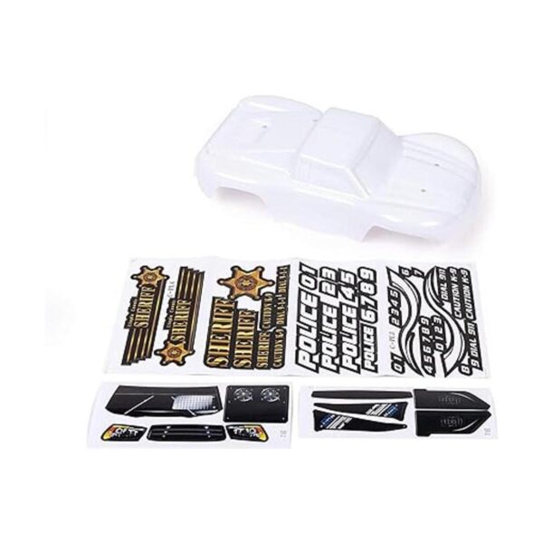 Estilo blanco de la policía del cuerpo personalizado_2