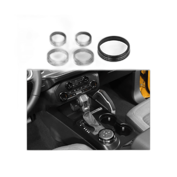 HTHE Para Ford Bronco 2021 2022 consola central interior_1