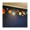 Calcomanías de pared con sistema solar para niños_4
