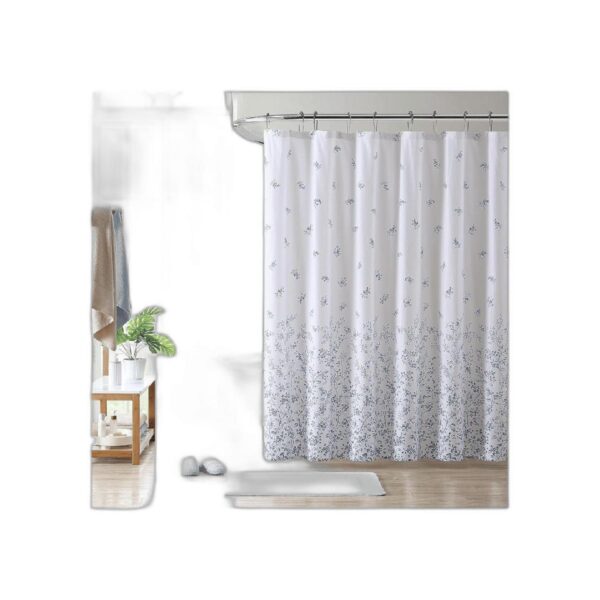 Laura Ashley Home Cortina de ducha elegante decoración