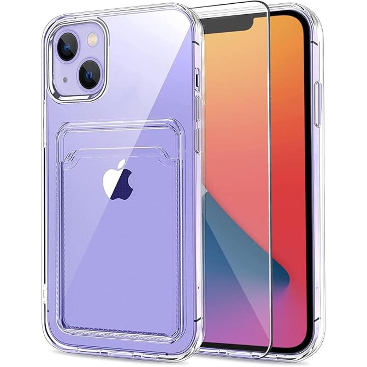 MZELQ Funda de silicona para iPhone 14 funda de