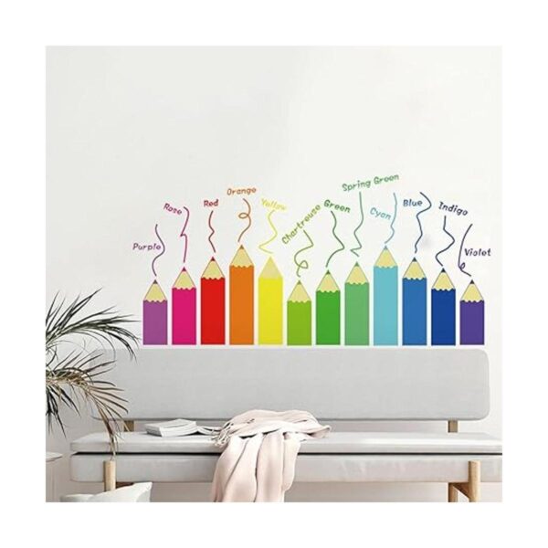 Calcomanías de pared de color para habitación de los