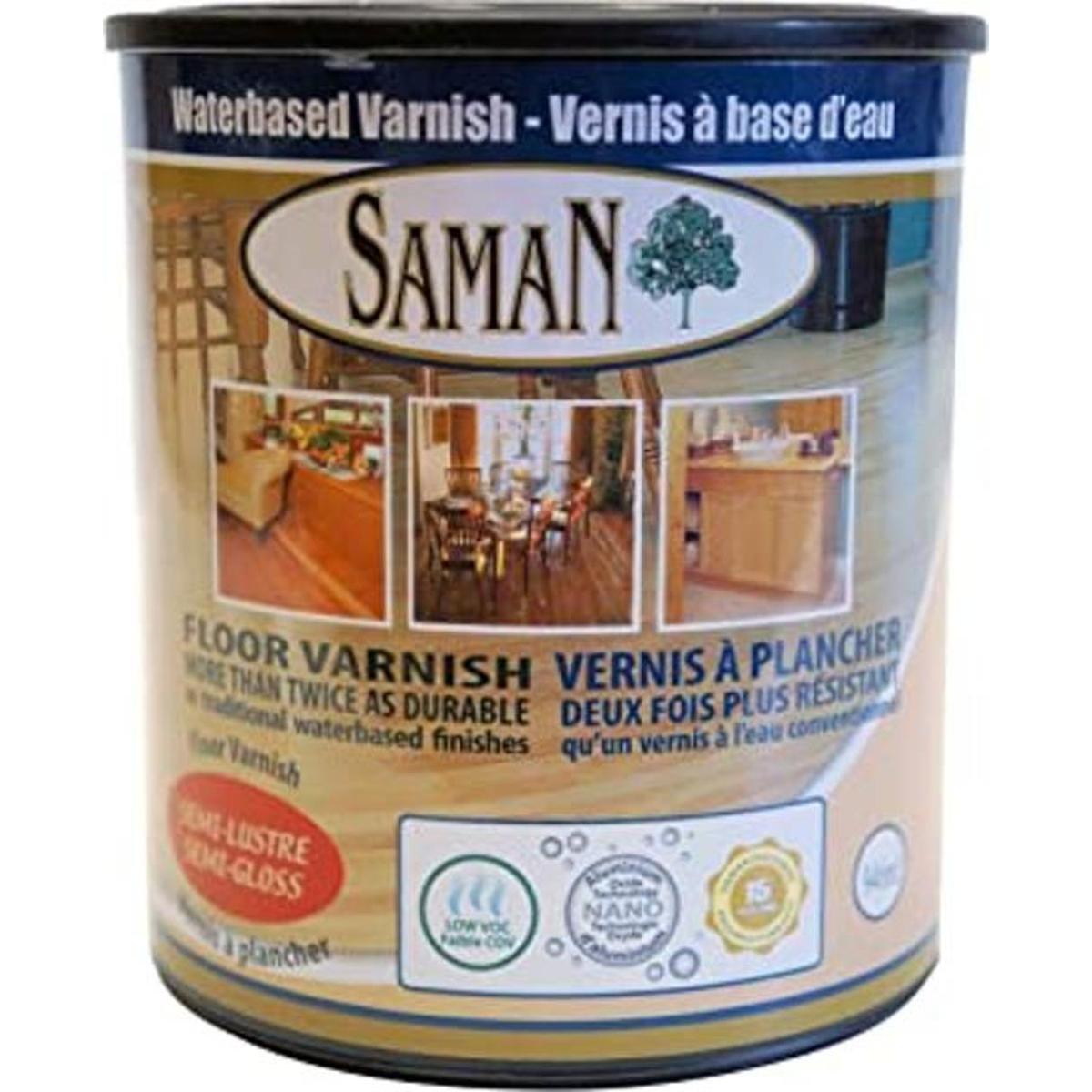 SamaN Barniz interior a base de agua con óxido de