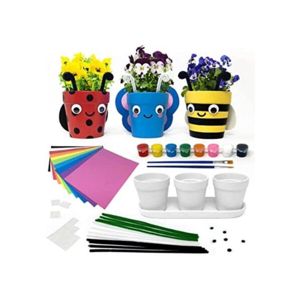 Pinwheel Crafts Kit de macetas para niños kits de arte_1